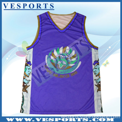 Heat Transfer Printing Custom Basketball Jersey